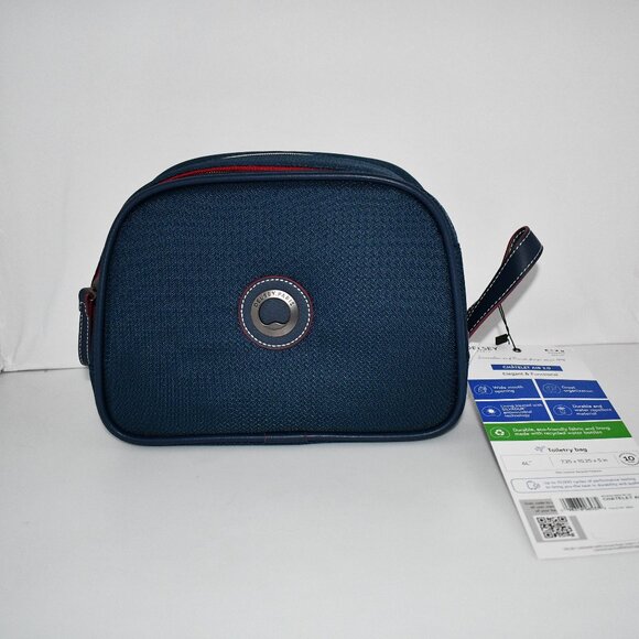 Delsey Paris Chatelet Air 2 Toiletry Kit in Navy #40167615002 NWT - Picture 1 of 6